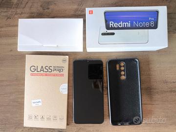 RedMe Note 8 Pro + Pellicola + Cover e Custodia