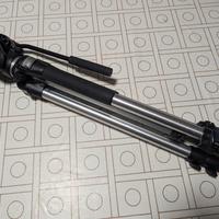 cavalletto Manfrotto + testa fluida 500 