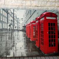 Quadro moderno Londra – Cabine telefoniche rosse