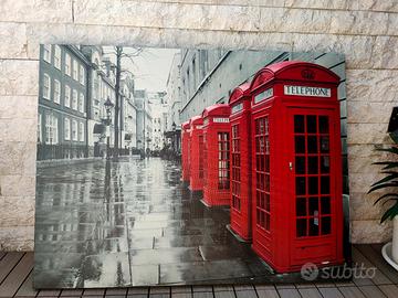 Quadro moderno Londra – Cabine telefoniche rosse