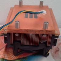 2 Ventole cpu P4 con radiatore in rame nuove