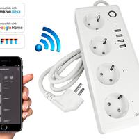 Multipresa Smart WiFi Con 4 Presa Schuko
