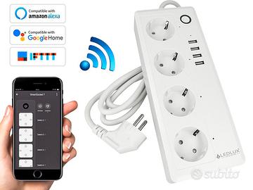 Multipresa Smart WiFi Con 4 Presa Schuko