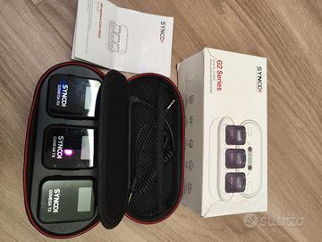 synco g2 a2 Mega microfoni per videomaker 