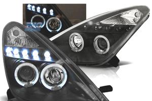 FARI PER TOYOTA CELICA T23 99-05 LED OCCHI ANGELI 