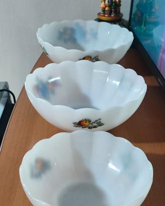 Ciotole vintage in vetroceramica 