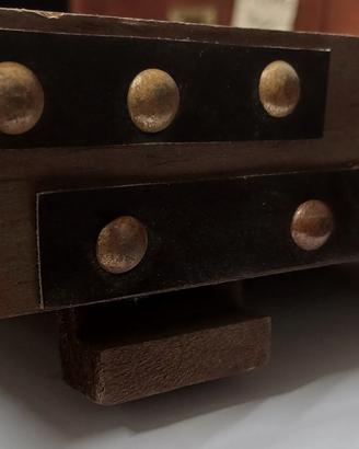 cofanetto porta gioie rifasciato