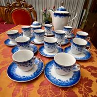 Servizio tazzine caffè in porcellana