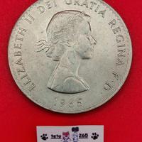 1965 Regno Unito 5 Scellini Winston Churchill