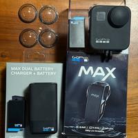 GoPro MAX 360° – Dual Battery + protezioni lenti