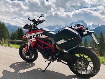 Borse laterali Givi + telaio Hypermotard