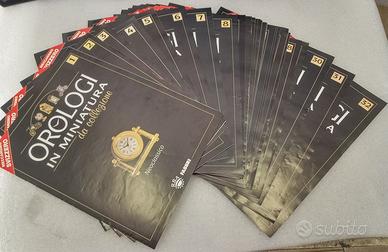 Collezione Miniature Orologi, 31 pz con dispense