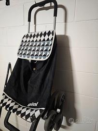 Carrello porta spesa gimi a 3 ruote