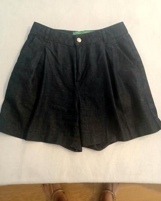pantaloni corti donna  benetton
