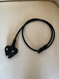 Cavo alimentazione presa inglese