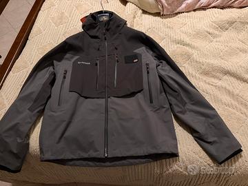 Giacca simms g3 per la pesca gorotex