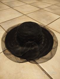 cappello nero tg. unica