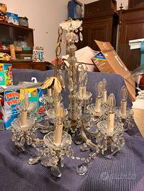 Lampadario a goccia vintage