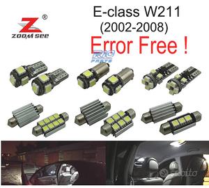KIT 25 LAMPADE LED INTERNE MERCEDES CLASSE E W211 