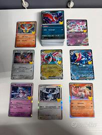 Lotto 121 carte Pokémon 30th Celebration