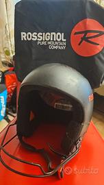 casco sci con mentoniera rossignol, taglia L