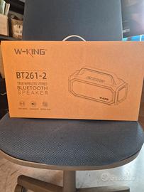 w-king bt261-2 altoparlanti bluetooth cassa audio