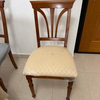 Set 4 Sedie legno