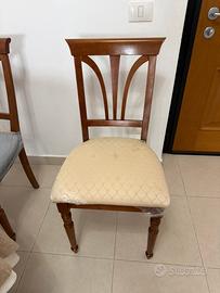 Set 4 Sedie legno