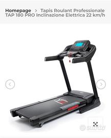 TAPIS ROULANT PROFESSIONALE TAP 180 PRO