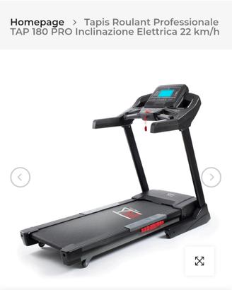 TAPIS ROULANT PROFESSIONALE TAP 180 PRO