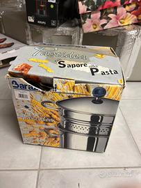 Set pentola coperchio e scol Pastidea acciaio Inox