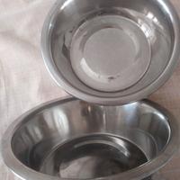 ciotole in metallo come foto set completo 3