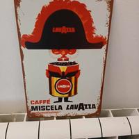 Targa Metallica Vintage style Lavazza Coffee