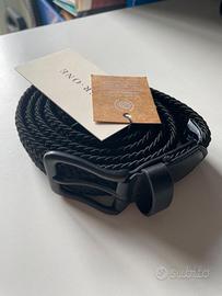 Cintura Pier One Nera Intrecciata Taglia 110 Nuova
