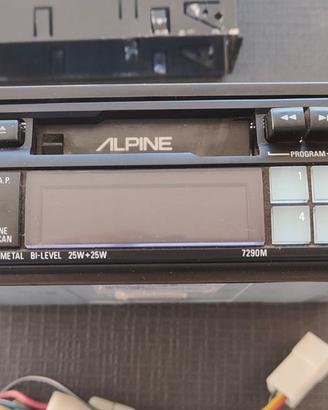 Autoradio anni ‘80 Alpine 7290M