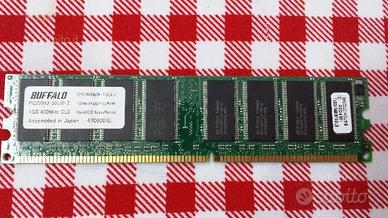 Memoria RAM Buffalo DDR-1 PC3200 400MHz 1GB