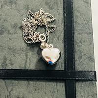 Collana con cuore argento 925