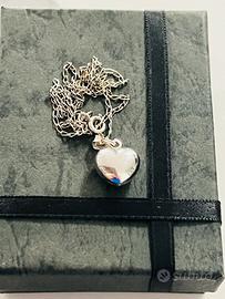 Collana con cuore argento 925