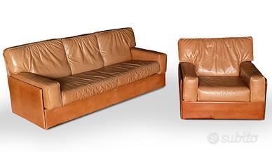 Poltrona e divano vintage stile Roche Bobois