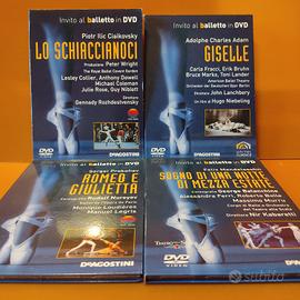 4 DVD balletto classico danza Fracci Ferri Bolle