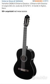 Chitarra classica yamah nuova mai utilizzata