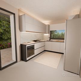 Appartamento tricamere in villa indipendente
