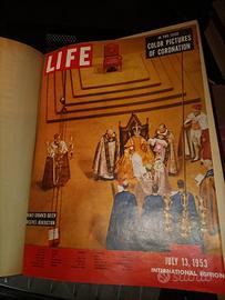 collezioni anni 50 rilegati della Rivista Life