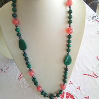 Collana pietra dura malachite