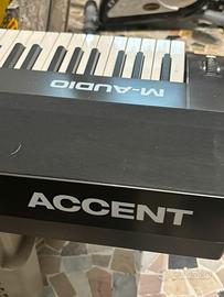 Pianoforte digitale m-audio accent