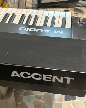 Pianoforte digitale m-audio accent