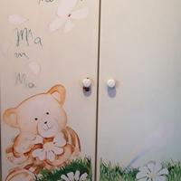 Armadio per cameretta bambini in stile romantico