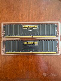 Ram Corsair DDR4 16 giga (8x2) fino a 3600 MHz