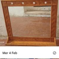 specchiera bambú vintage