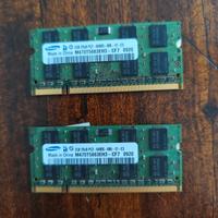 banchi di memoria SAMSUNG 2GB 